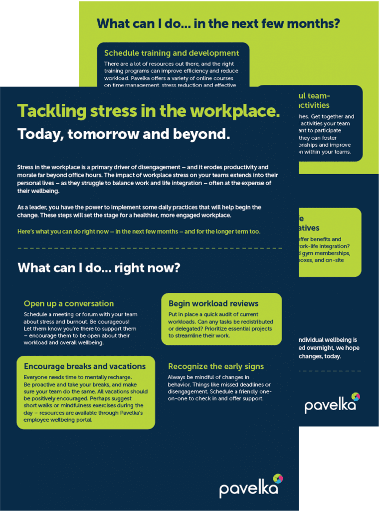 Tackling Stress in the Workplace downloadable guide.